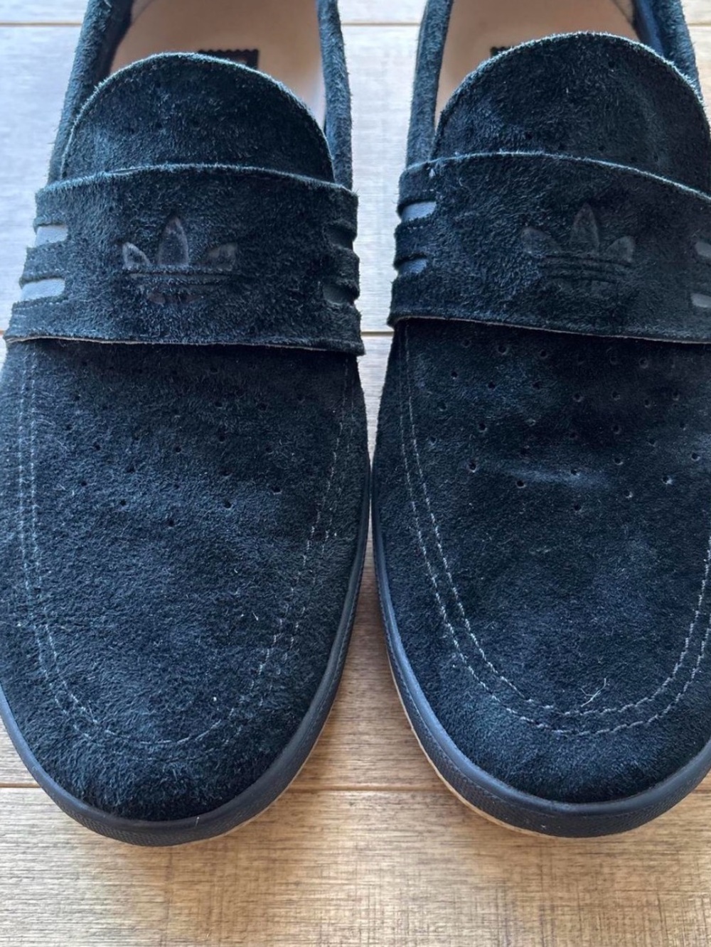 Adidas Men’s Black Suede Acapulco Loafers